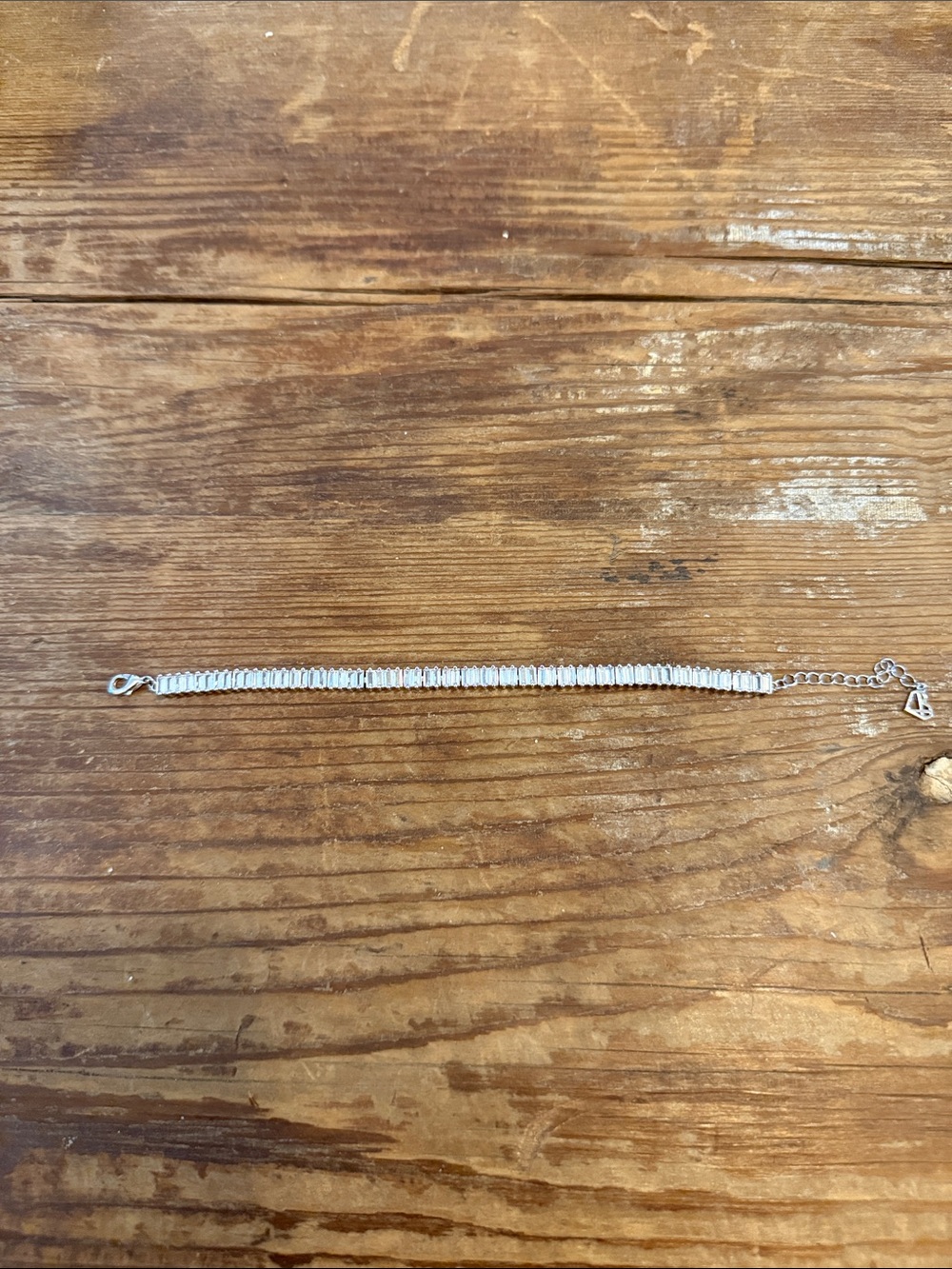 Sterling Silver CZ Tennis Bracelet - White